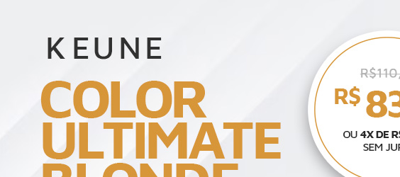 Keune Tinta Color Ultimate Blonde Coloração 60ml