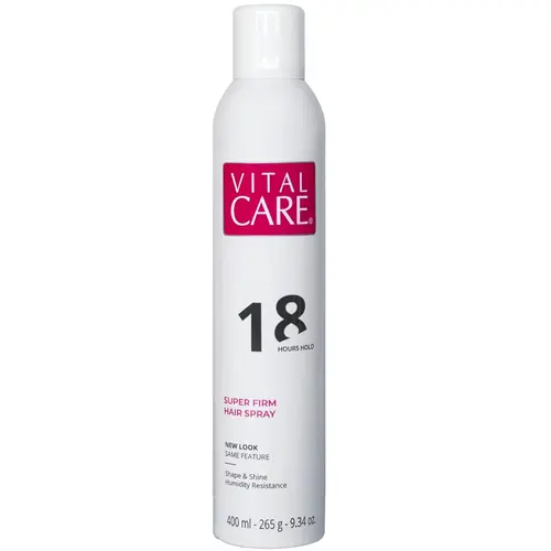 Vital Care Hair Spray Super Firm Shape & Shine 18 Horas 400ml