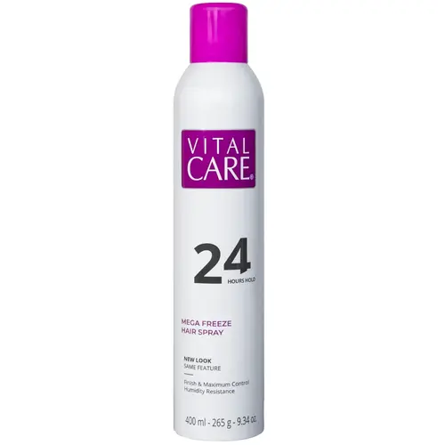 Vital Care Hair Spray Mega Hold Finish & Control 24 Horas 400ml