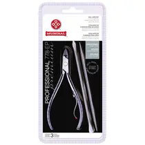 Mundial Professional Alicate de Cutícula com Espátula e Palito - 778-EP