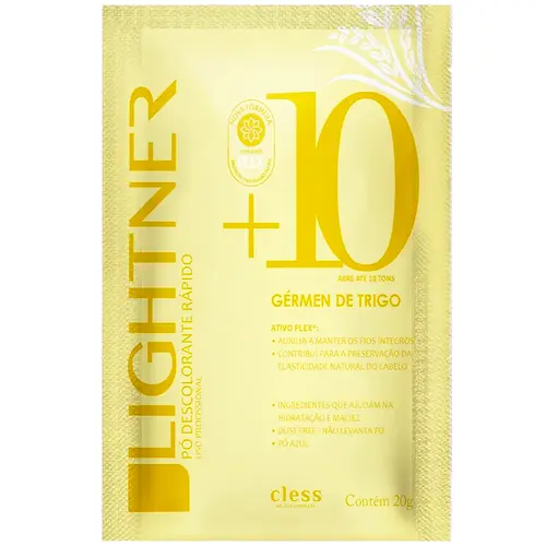 Cless Lightner Pó Descolorante Rápido 20g - Gérmen de Trigo
