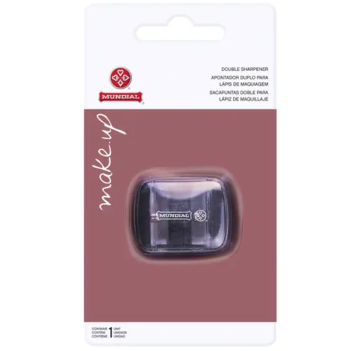 Mundial Make.up Apontador Duplo Para Lápis de Maquiagem - BC-73