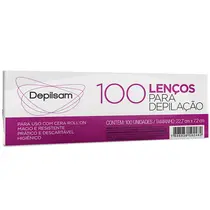 Depilsam Lenços Para Depilação - 100 Unidades