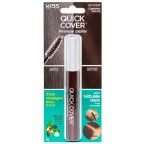 Kiss New York Quick Cover Máscara Capilar 7g - Castanho Escuro