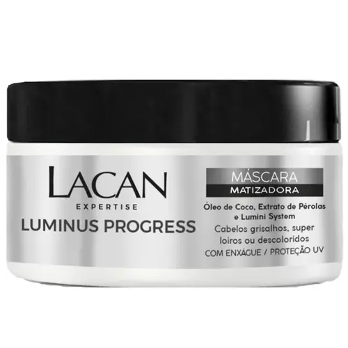 Lacan Luminus Progress Máscara Matizadora 300g - Platinum Hair