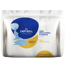 DepiRoll Cera Depilatória à Quente em Blocos 500g - Tradicional