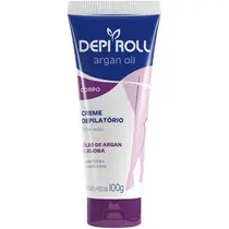 DepiRoll Argan Oil Creme Depilatório 100g - Óleo de Argan e Jojoba