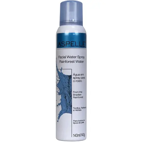 Aspelle Facial Água em Spray para o Rosto 140ml