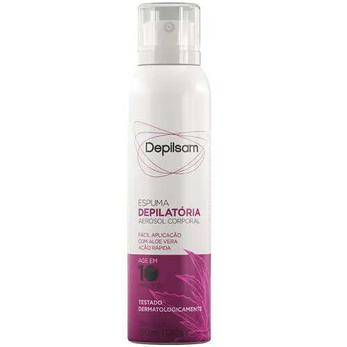 Depilsam Espuma Depilatória Aerosol Corporal 150ml
