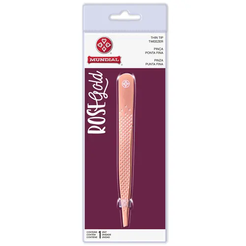 Mundial Rose Gold Pinça Ponta Diagonal - BC-514