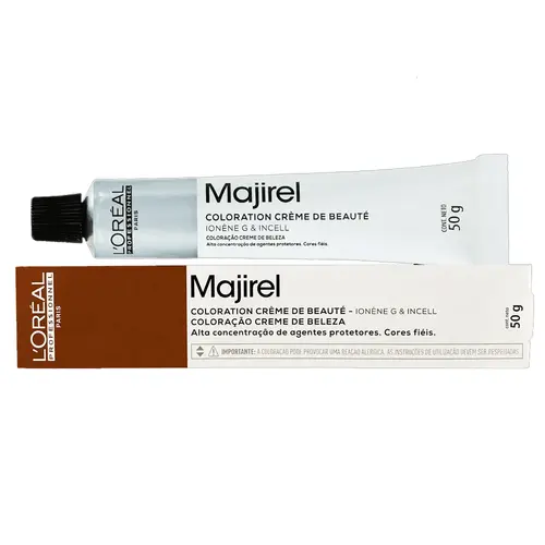 Majirel Coloração 50g - 6.41 Louro Escuro Acobreado Acizentado