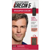 Grecin 5 Shampoo Color 60ml - H-35 Castanho