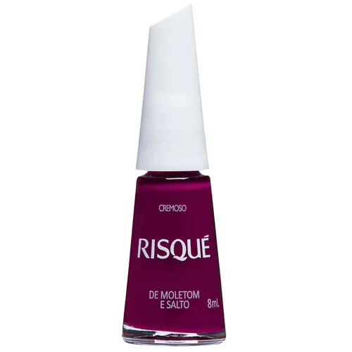 Risqué Esmalte Cremoso 8ml - De Moletom e Salto