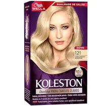 Koleston Kit Coloração Creme - 121 Louro Claríssimo Acizentado