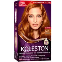 Koleston Kit Coloração Creme - 674 Chocolate Acobreado