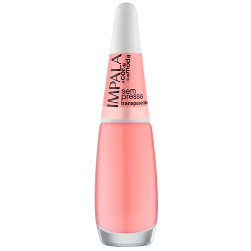 Impala A Cor da Sua Moda Esmalte Transparente 7,5ml - Sem Pressa