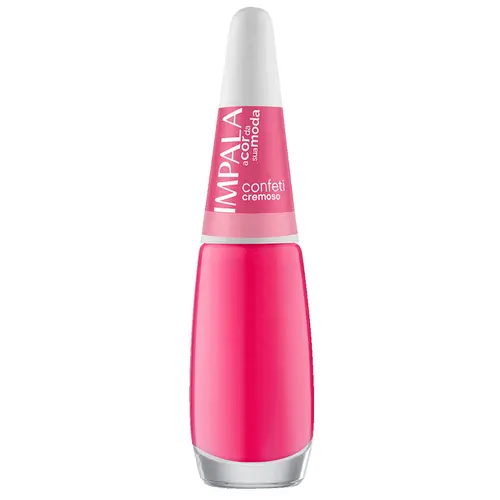 Impala A Cor da Sua Moda Esmalte Cremoso 7,5ml - Confeti Impala A Cor da Sua Moda Esmalte Cremoso 7,5ml - Confeti