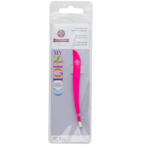 Mundial My Colors Pinça Neon Ponta Reta Cores Sortidas - BC-407M