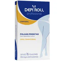 DepiRoll Folhas Prontas Corporal 16 Folhas - Tradicional