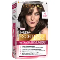 Loreal Imédia Excellence Kit Tintura - 4 Castanho Natural