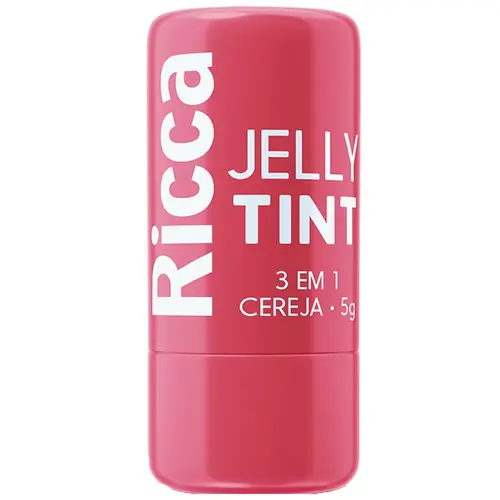Ricca Jelly Tint 3 em 1 5g - Cereja