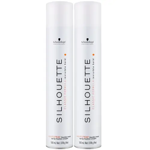 Silhouette Kit Hair Spray Flexible Hold - 2 Unidades