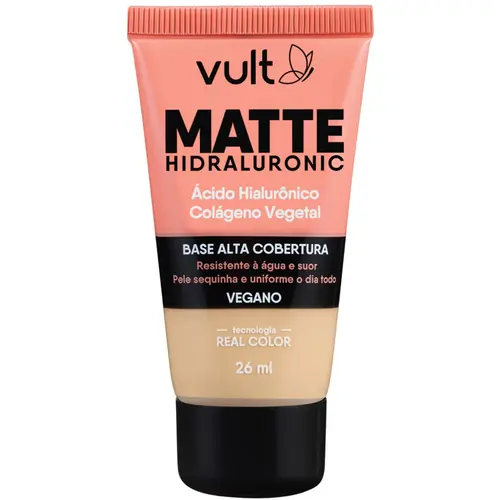 Vult Matte Hidraluronic Base Alta Cobertura 26ml - V220