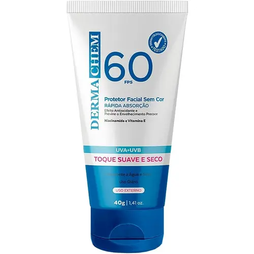 Dermachem Protetor Facial FPS60 40g