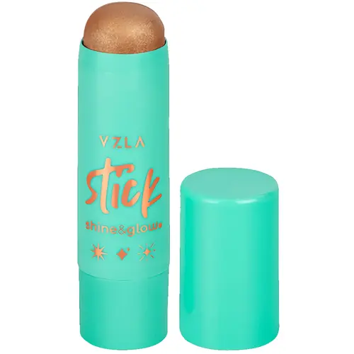 Vizzela Stick Shine & Glow Iluminador Cremoso 7g - Cor 03