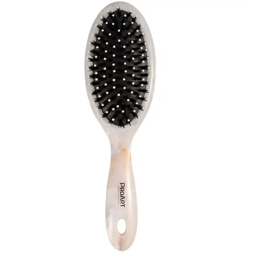 ProArt Escova Oval Marble Cerdas Mistas - Branca
