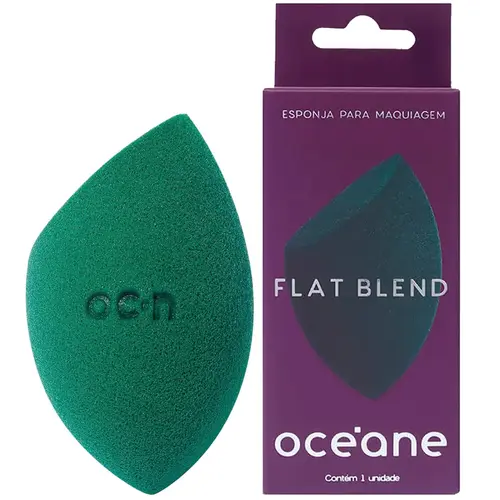 Océane Flat Blend Esponja de Maquiagem - Verde