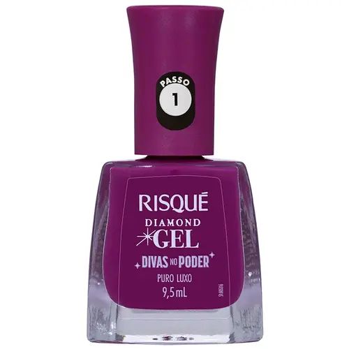Risqué Diamond Gel Divas no Poder 9,5ml - Puro Luxo
