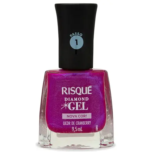 Risqué Diamond Gel 9,5ml - Licor de Cranberry