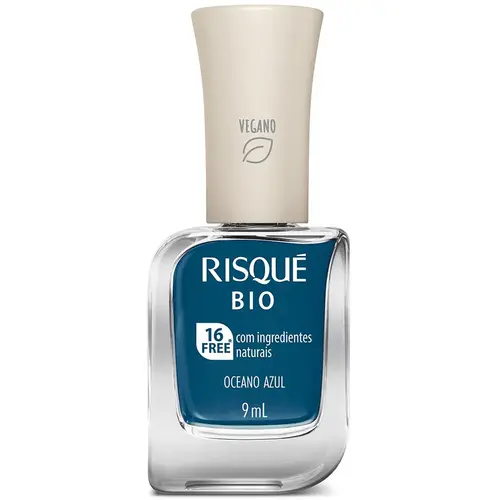 Risqué Bio Esmalte 9ml - Oceano Azul