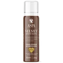 Aspa Velvet Efeito Matte Finalizador de Maquiagem 55ml - Bronze