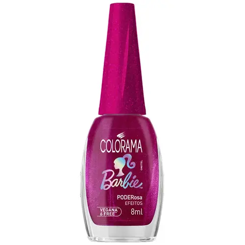 Colorama Barbie Esmalte Efeitos 8ml - Poderosa