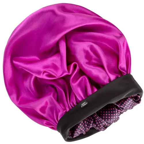 ProArt Wonder Curly Touca de Cetim Grande - Rosa