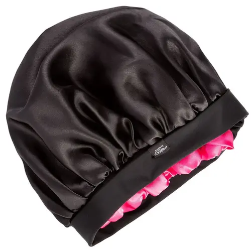 ProArt Wonder Curly Touca de Cetim Grande - Preto