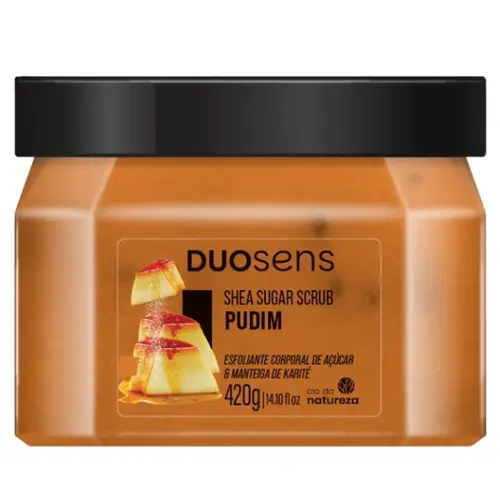 Cia da Natureza Duosens Esfoliante Corporal 420g - Pudim