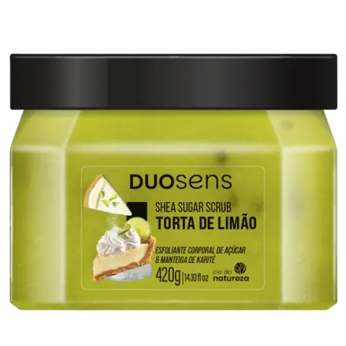 Cia da Natureza Duosens Esfoliante Corporal 420g - Torta de Limão