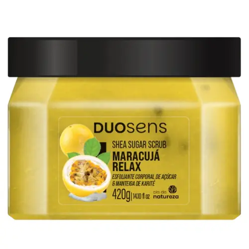 Cia da Natureza Duosens Esfoliante Corporal 420g - Maracujá Relax