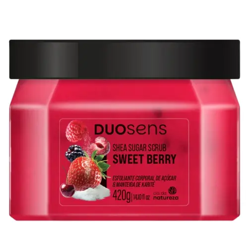 Cia da Natureza Duosens Esfoliante Corporal 420g - Sweet Berry