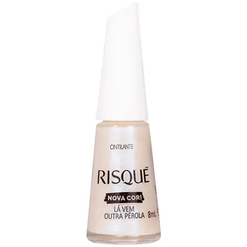 Risqué Esmalte Cintilante 8ml - Lá Vem Outra Peróla