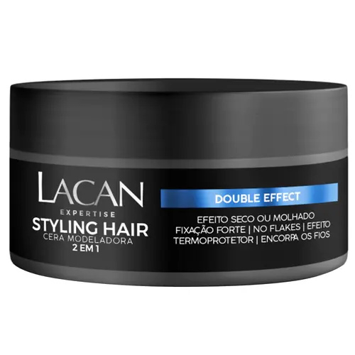 Lacan Styling Hair Cera Modeladora 2 em 1 90g - Double Effect