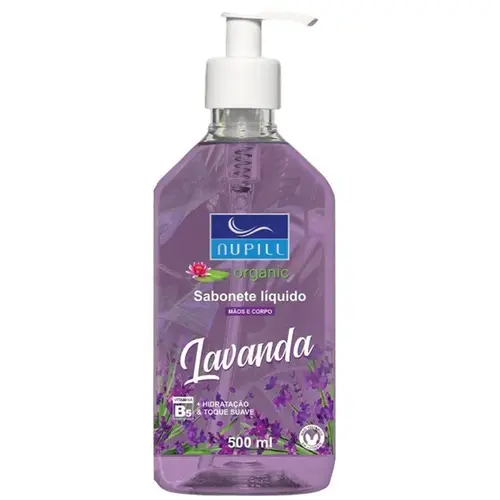 Nupill Organic Sabonete Líquido Mãos e Corpo 500ml - Lavanda