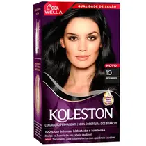 Koleston Kit Coloração Creme - 10 Preto Infinito