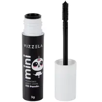 Vizzela No Panda Mini Máscara Para Cílios 3g - Preta