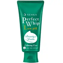 Senka Perfect Whip Low pH Calming Cica Espuma de Limpeza Facial 100g