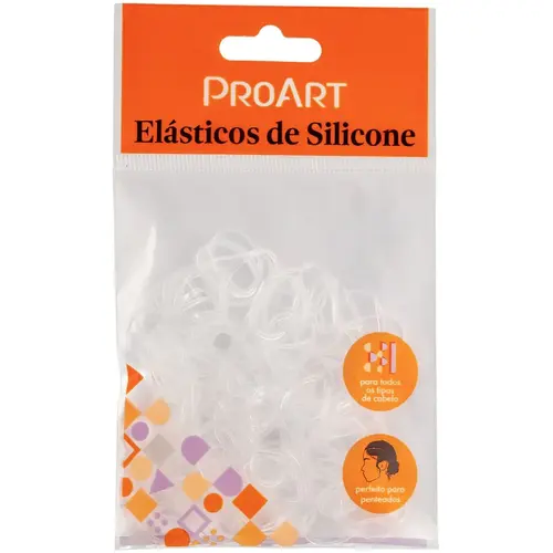 ProArt Elásticos de Silicone 100 Unidades - Transparente