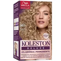 Koleston Deluxe Kit Coloração Permanente - 80 Louro Claro